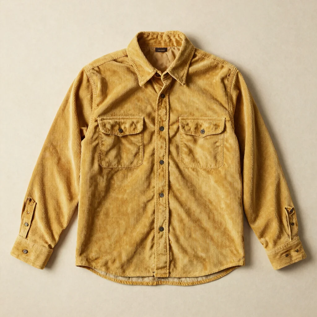 Mustard Cord Shirt
