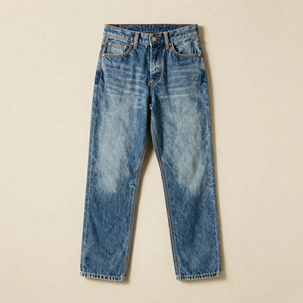 High-Rise Straight Jeans